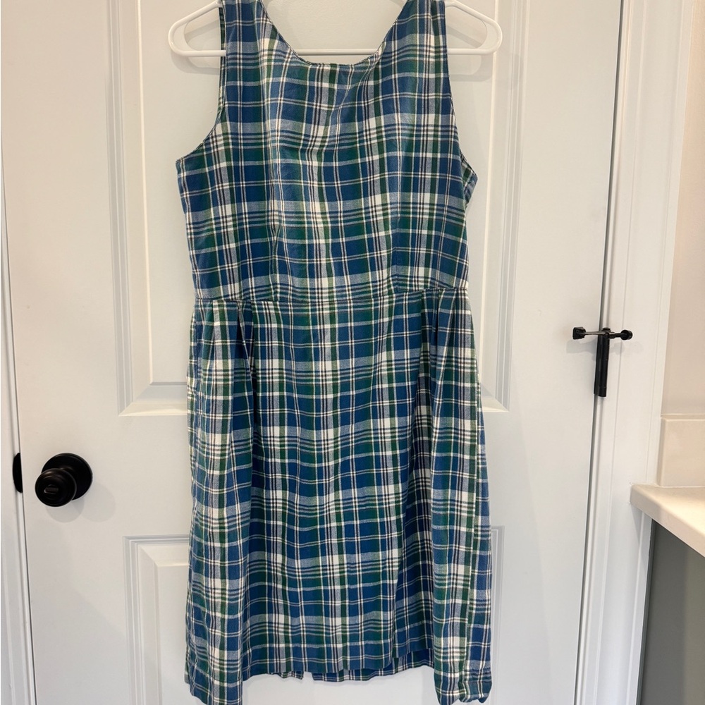 GAP Blue and White Sleeveless Sundress